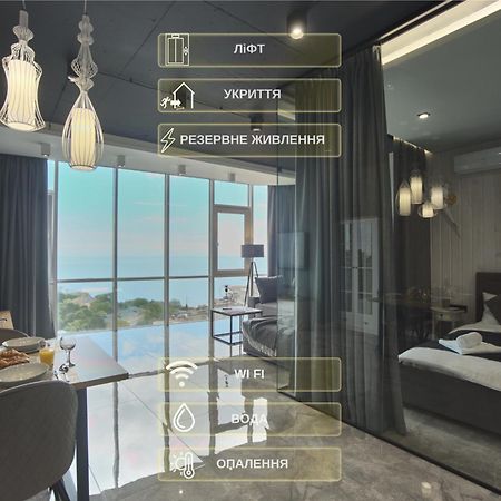 אודסה Gagarin Plaza Luxury Sea View Apartments מראה חיצוני תמונה